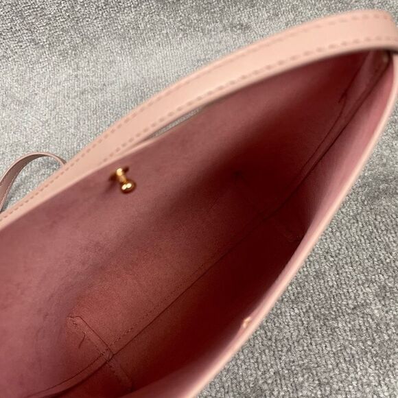 Samara Peony Pink Crossbody Adjustable Vegan Leather Medium Shoulder Bag - Picture 3 of 5